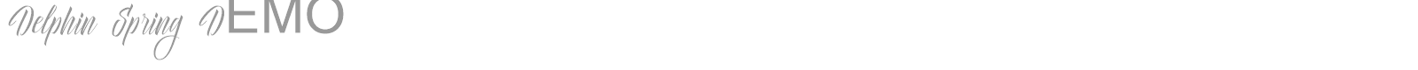 Delphin Spring font preview